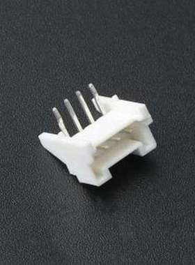 KH-A2026-04AWD 线对板针座 系列:PA 间距:2mm 1x4P 白色 插件,P=