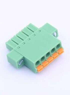 KF2EDGKNM-3.5-5P 插拔式接线端子 3.5mm 螺丝固定 P=3.5mm