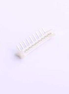 HX25005-9WAD 线对板针座 1x9P 间距:2.5mm 弯插 白色 弯插,P=2.5