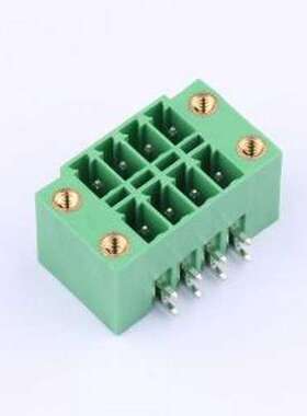 JL15EDGKNRM-38108G01 插拔式接线端子 螺丝固定 3.81mm 插件,P=3