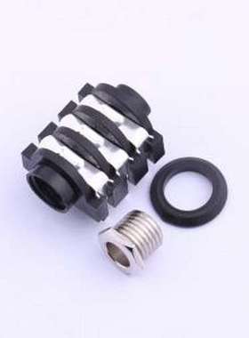 PJ-609BA 音频连接器(耳机) 6.35mm耳机座 三件套 插件