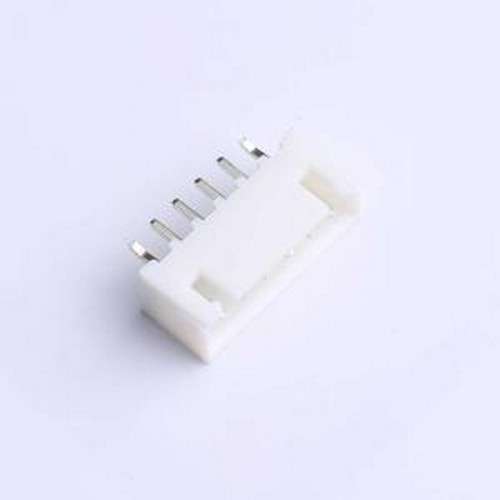 CS-1001-06K 线对板针座 XH2.5 wafer 6P 180度 打K 插件,P=2.5mm