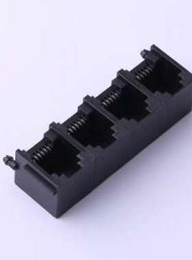 5503-6641111 以太网连接器(RJ45 RJ11) 弯插 不带LED 插件