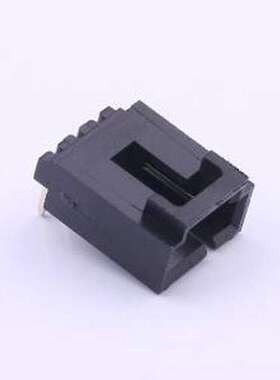 X9556WR-03-N0V01 线对板针座 1x3P 间距:2.54mm 弯插 黑色 弯插,