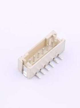 HX 2.0-6PIN LTJS 线对板针座 1x6P 间距:2mm 立贴 SMD,P=2mm