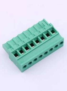 MX2EDGKA-5.08-08P-GN01-Cu-Y-A 插拔式接线端子 5.08mm 排数:1