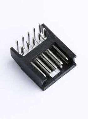 X2530WR-2x05-PTSN 线对板针座 2x5P 间距:2.54mm 弯插 弯插,P=2.