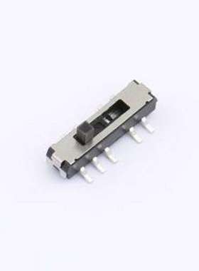 HX MST24D18G2 滑动开关 4P2T 立式四档 12脚贴片 双排耐高温 柄