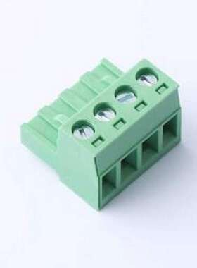 DB2EK-5.0-4P-GN-S 插拔式接线端子 5mm 排数:1 每排P数:4 绿色 P