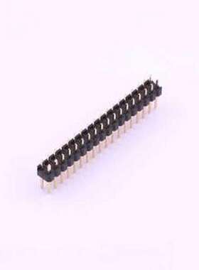 X6521WV-2x18H-C60D30 排针 2x18P 间距:2.54mm 方针 插件,P=2.54
