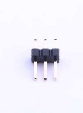 B-2101S03P-A110 排针 间距:1.27mm 1x3P 直插 插件,P=1.27mm