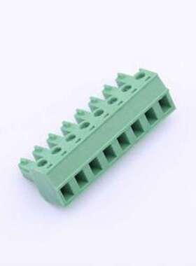 DB1EK-5.08-8P-GN-S 插拔式接线端子 5.08mm 1x8P 排数:1 每排P数