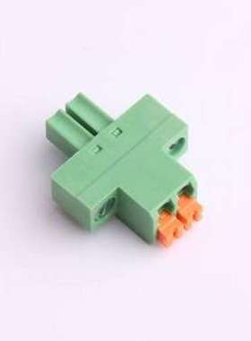 DB2EKNM-3.5-2P-GN 插拔式接线端子 3.5mm 排数:1 每排P数:2 绿色