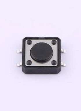 TS1243TP 250gf 009 轻触开关 12*12*4.3mm 立贴 轻触开关 SMD-4P