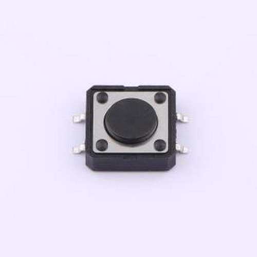 TS1243TP 250gf 009 轻触开关 12*12*4.3mm 立贴 轻触开关 SMD-4P
