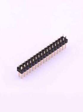 X6521WV-2x17H-C60D30 排针 2x17P 间距:2.54mm 方针 插件,P=2.54