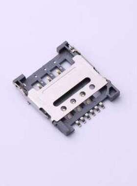 SMO-1630-P6 SIM卡连接器 翻盖式 MicroSIM卡 卡座 SMD