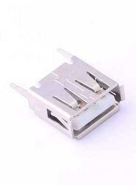 USB-256-BRYH130 USB连接器 Type-A 母 直插 插件