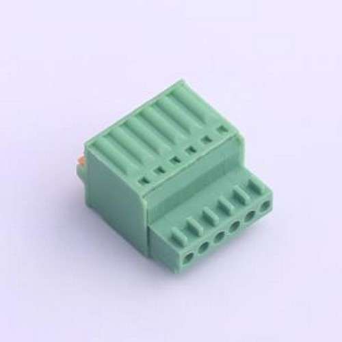 KF2EDGKD-2.5-6P 插拔式接线端子 2.5mm 1x6P 排数:1 每排P数:6 P