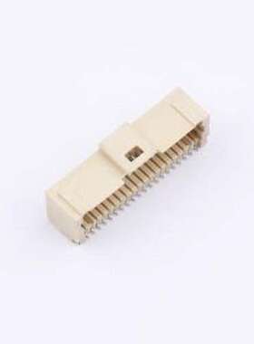 SHB-40AWB-M 线对板针座 2x20P 间距:1mm 卧贴 SMD,P=1mm,卧贴