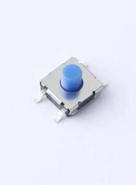TS665PA 250gf 轻触开关 6.2*6.4*5mm 立贴平脚 轻触开关 防水 SM