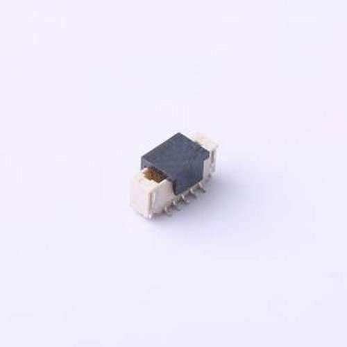 HC-0.8-5PLT 线对板针座 1x5P 间距:0.8mm 立贴 SMD,P=0.8mm