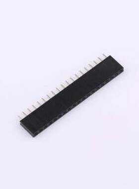 PM2.54-YP1D-19A 排母 间距:2.54mm 排母 单排 1x19p 直插 Y型 插