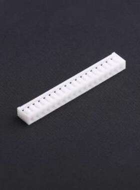 HX25006-18Y 胶壳(线对板/线对线) 1x18P 2.5mm 白色 P=2.5mm