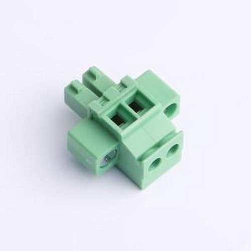 DB2EKAM-3.81-2P-GN-S 插拔式接线端子 3.81mm 1x2P 排数:1 每排P