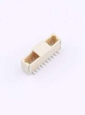 1.0-10PS 线对板针座 1mm 1x10P 立贴 SMD,P=1.0mm