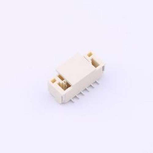 HDGC1257WV-S-6P 线对板针座 1x6P 间距:1.25mm 立贴 系列:GH SMD