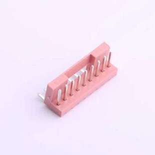 HX25013-9WAP 线对板针座 2.5mm 9P 卧式平弯插件 镀锡 粉色 弯插