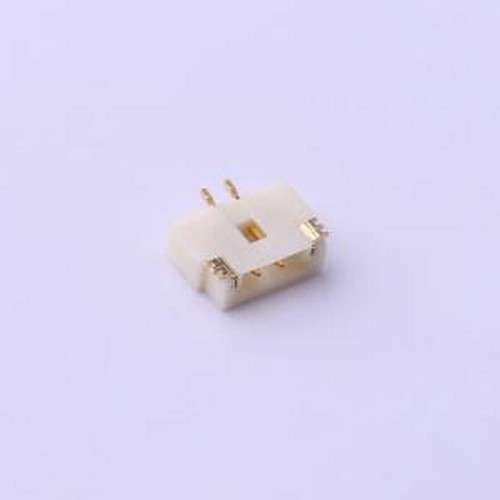 A1255WR-S-02PD02 线对板针座 1x2P 间距:1.25mm 卧贴 SMD,P=1.25