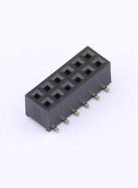 XDM200-2-06-S-4.3-G0 排母 2x6P 间距:2mm 立贴 SMD,P=2mm
