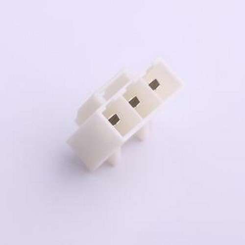 HX62008-3A 线对板针座 1x3P 间距:6.2mm 直插 白色 插件,P=6.2mm