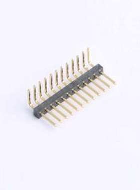 GPCB101-1202A003C1AA 排针 1x12P 间距:1mm 方针 弯插 弯插,P=1m