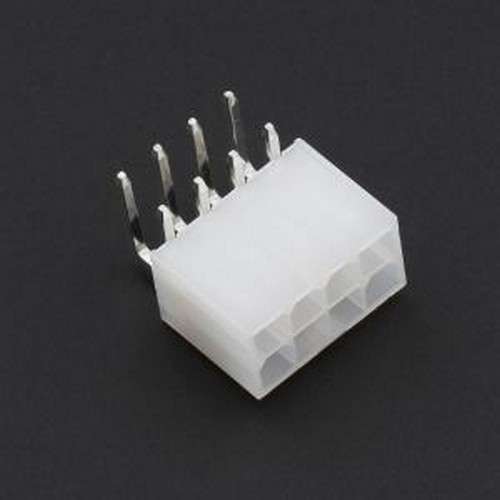 DLL-5569-8AW 线对板针座 2x4P 间距:4.2mm 弯插 弯插,P=4.2mm