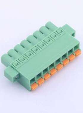 KF2EDGKNM-5.08-8P 插拔式接线端子 5.08mm 1x8P 排数:1 每排P数: