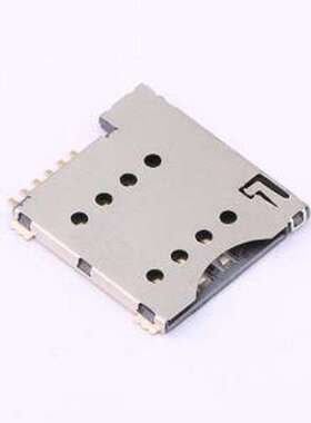 BX-SIM-1.35H6PJ-Z SIM卡连接器 自弹式 MicroSIM卡 卡座 SMD