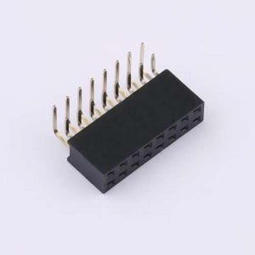 PM254R-12-16-H85 排母 排母2.54mm间距 双排 2X08P 弯插 塑高8.5