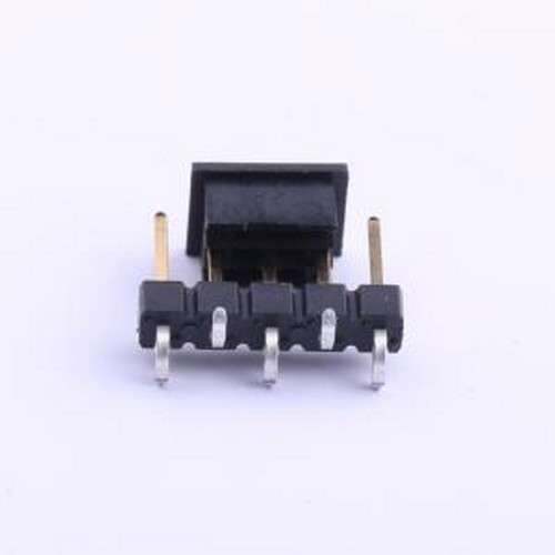 54201-S08-05ALF 排针 间距:2.54mm 1x5P 立贴 SMD,P=2.54mm(交错