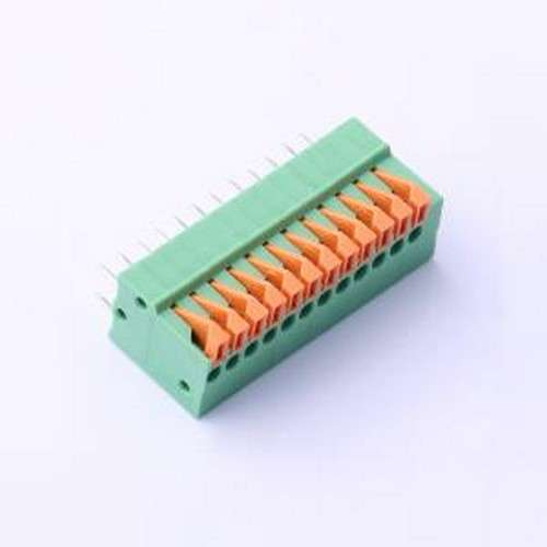 JL141V-25412GA1 弹簧式接线端子 1x12P 2.54mm 每排P数:12 排数: