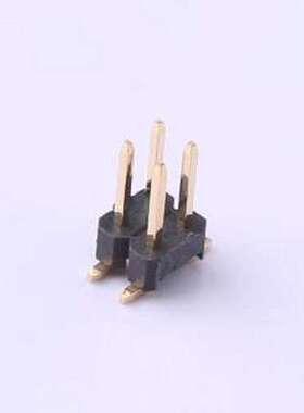 X6521WVS-2x02H-C60D74 排针 2x2P 间距:2.54mm 方针 SMD,P=2.54m