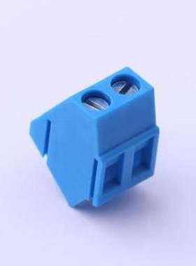 DB103-5.0-2P-BU-S 螺钉式接线端子 5mm 1x2P 排数:1 每排P数:2