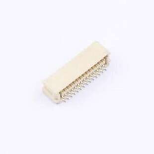 2x14P P=1mm SHC 线对板针座 卧贴 SMD 1mm 28AWB 间距