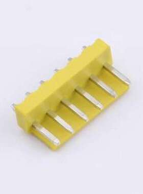 XY-VH3.96-6A11-YT 线对板针座 VH 3.96mm 1x6P 直插 黄色 插件,P