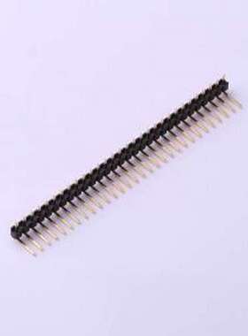 X6511WR-30H-C60D30R1 排针 1x30P 间距:2.54mm 方针 弯插,P=2.54