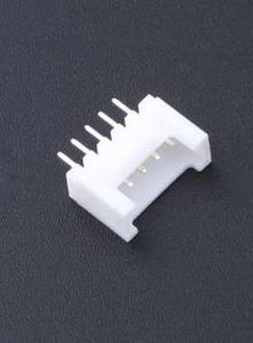 HC-HY-5A 线对板针座 1x5P 间距:2mm 直插 插件,P=2mm