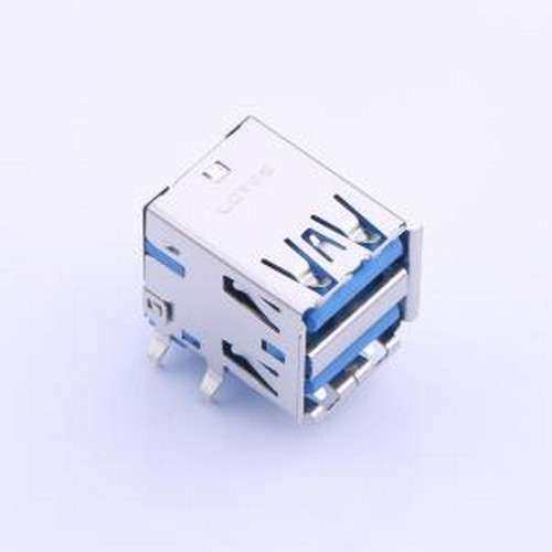 AUSB0289-K001C USB连接器 Type-A 母 弯插 插件