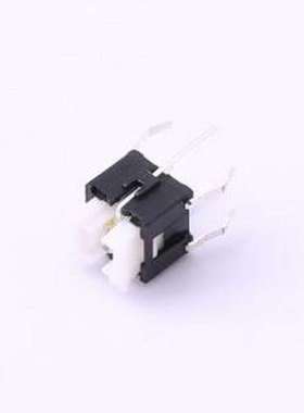 K6-6140D05 轻触开关 6.60mmx6.00mm 黄色带灯开关 插件